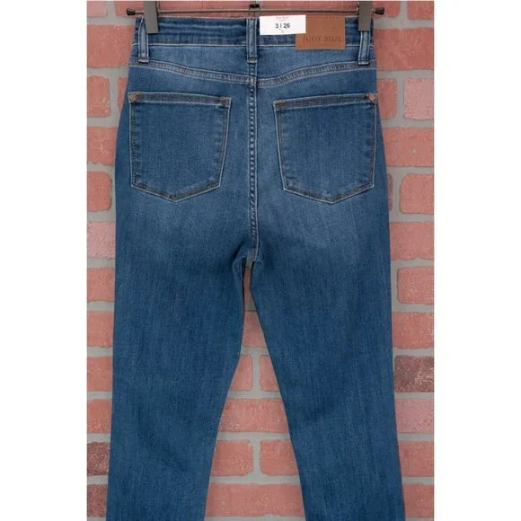 Judy Blue Skinny Jeans w/ Optional Cuff - Picture 14 of 15